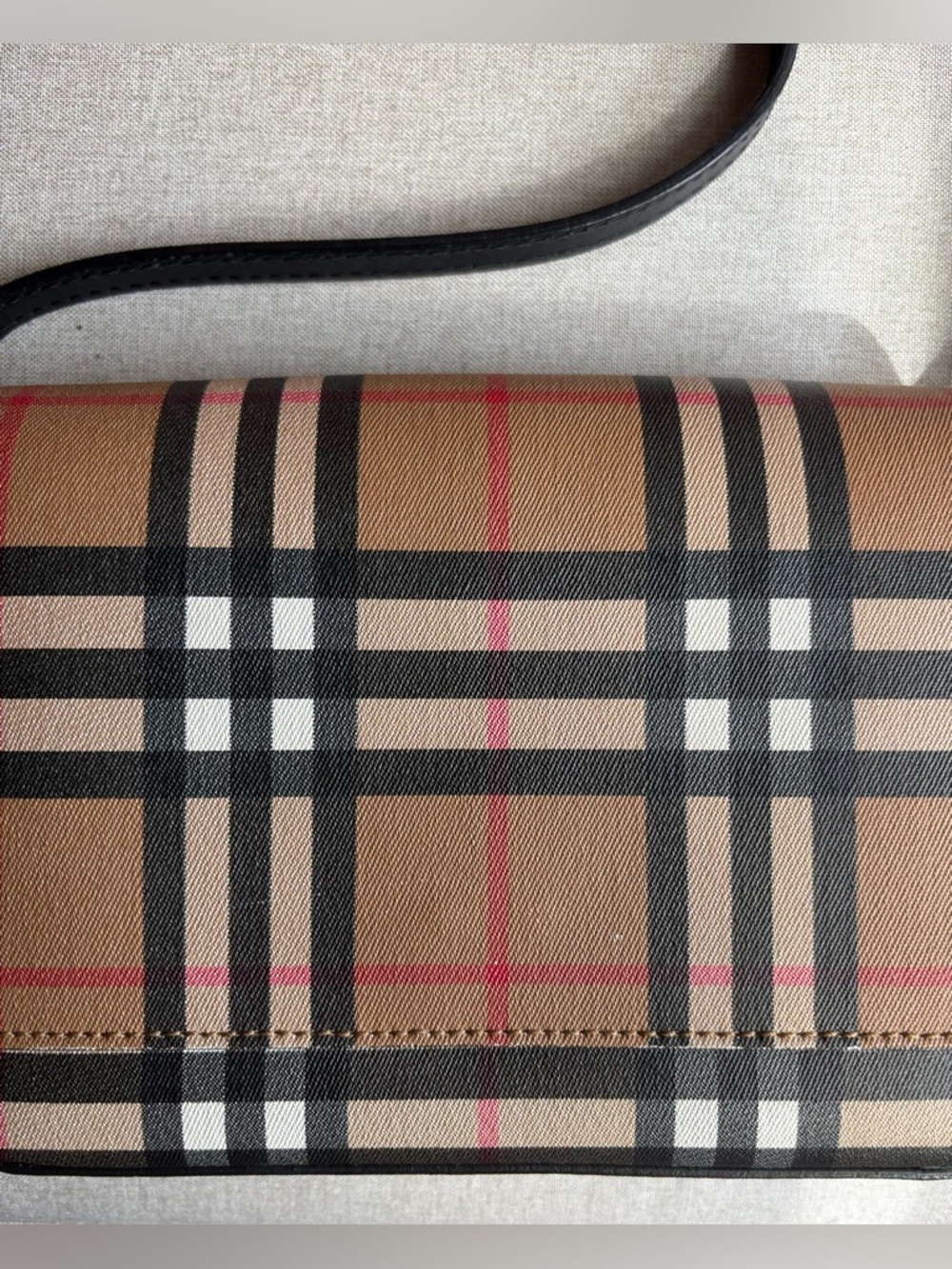 Burberry Hampshire Check Crossbody Bag - Picture 2 of 16
